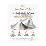 lunamom baby gümüş kaplama göğüs koruyucu kapak