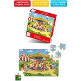 Lunapark Mini Puzzle 40 Parça 3-7 Yaş Çocuk Puzzle Yapboz