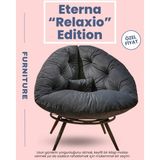 Lunare Maison Collection | Modern & Zarif Tekli Koltuk Berjer | Rahat Dinlenme Koltuğu - Füme