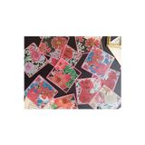 Lunaria Shop Silver Kırmızı Gümüş Yansımalı Çiçekli 30 Adet Özel Kesim Sticker Etiket Bullet Journal Ajanda Scrapbook İçin Uygun