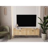 Lunaris Tv Ünitesi - Tv Sehpası 160 cm Duvara Monte %100 Mdf - Safir Meşe