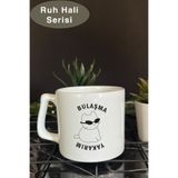 lunasstore Ruh Hali Serisi Komik Yazılı Tasarım Bardak, Hediye Kupa Bardak