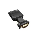 Lunatic 0145 Vga To Hdmi Çevirici Dönüştürücü Laptop Tv Monitör Adaptör Kablosu VGA çıkışını HDTV'ye