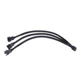 Lunatic 0343 4 Pin Fan Çoklayıcı Y PWM Çoklayıcı Splitter Kablosu - Bir (PWM) fan başlığından iki (PWM) fanı birbirine bağlayın - 3 pimli DC fanlar ve fan konektörleriyle uyumludur.