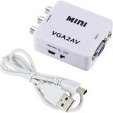 Lunatic 0450 Vga To Av 3rca Video 1080p Çevirici Dönüştürücü Adaptör 3.5mm Destekli