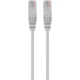 Lunatic 1.5 Metre Gri Cat6 RJ45 Lan Kablosu Uçları Fabrikasyon Takılı Bilgisayar Modem Internet Ethernet Kablosu - Beyaz - 1,5 m
