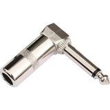 Lunatic 10852 Gitar Jack 6.3 mm Mono L Tip Metal Jack (10852 Gümüş) - Genel
