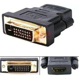 Lunatic 1350 Hdmi DİŞİ DVİ (24+1) ERKEK ÇEVİRİCİ DÖNÜŞTÜRÜCÜ ADAPTOR TV LCD MONİTÖR KASA PC LAPTOP