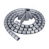 Lunatic 15942 GRİ 1 METRE 22 MM SPİRAL KABLO TOPLAYICI (SABİTLEYİCİ PARÇA)