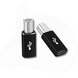 Lunatic 1952 Type C To Usb B Midi Klavye Yazıcı Printer Çevirici Dönüştürücü Adaptör Ürün Malzemesi: Alüminyum Alaşım USB C USB B, Geniş Arayüzler (Ln-1952 Type C To Usb B)
