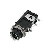 LUNATİC 2230 6.3 MM GİTAR JACK MONO YATAY ŞASE (2230 Siyahh)