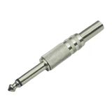 LUNATİC 22709 6.3 MM MONO METAL GİTAR JACK (22709 Gümüş)