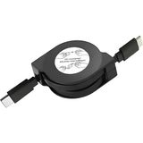 Lunatic 2460 60W Type C To Type C Erkek Hızlı Şarj ve Veri Aktarım Kablosu Makaralı 1 Metre Pd 60W