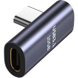 Lunatic 2760 USB Type-C Uzatıcı Çevirici Dönüştürücü Adaptör 90 Derece L Tipi Erkek - Dişi 90 Derece Dayanıklı Alüminyum Alaşım Çift Yönlü Tak-Çalıştır Süper Hızlı Veri ve Şarj (Usb 3.1 Desteği)