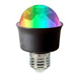 Lunatic 28253 AL-KX6882 360 DERECE LED 3.3 WATT MİNİ E27 DUY RGB DİSKO LAMBA