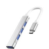 Lunatic 3453 Type-C 3.1 To USB Hub 4 Port Metal Usb Çoğaltıcı Macbook Uyumlu usb 3.0 Hub Otg Usb Adaptör Çoklayıcı
