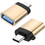 LUNATIC-3826 10 ADET Lİ Usb-A To Type-C Otg USB C Tipi Çevirici Adaptör USB 3.0 Süper Hız, 5 Gbps'ye Kadar Veri Aktarım Hızını Destekler Dayanıklı Alüminyum Gövde