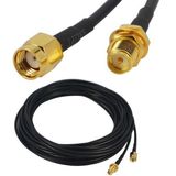 Lunatic 4342 Wireless Wi-Fi Anten 3 Metre Uzatıcı Altın Kaplama Uzatma Kablosu Bilgisayar,modem,access Point , Wireless Adaptör Gibi Cihazların Antenlerini Uzatmak Için Kullanılır.