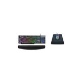 Lunatic 440x70x20 mm 230x190x22 mm ErgoPad Mause Bilek Destekli Ergonomik Klavye Mouse Pad