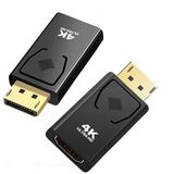 Lunatic 4649 4K Destekli Displayport Hdmi Çevirici Dönüştürücü Adaptör 10.8Gbps'ye kadar video bant genişliği En yüksek QXGA çözünürlük çıkışını destekler; 4K X 2K