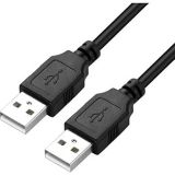 Lunatic 4652 0.3 Metre İki Ucu Erkek Usb Uzatma Kablosu 1 Metre Uzatıcı İki Ucu Erkek Parazit önleyici filtre 12Mbps ileetişim hızı 2xAWG24 2xAWG28 (0.30 METRE)