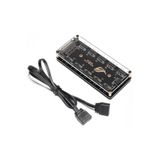 Lunatic 4748 Argb Rgb Led 3 Pin 11 Port 5V Sata Power Güç Fan Çoklayıcır Şerit Hub Kablo Splitter