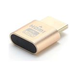 Lunatic 5245 HDMI 4K UHD Dummy Plug Minning Bitcoin Sanal Monitör Ekran Kartı Emülatörü Çözünürlük: 4K UHD (