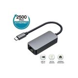 Lunatic 5247 Usb Type C To Ethernet 2500mbps 2.5g İnternet Çevirici Dönüştürücü Adaptör