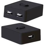 Lunatic 5945 2 Port Usb 2.0 To KVM Switch Çoklu Pc Kasa Çoklayıcı Hub Anahtar Bir PC’ye iki farklı USB cihaz bağlama Bir USB cihazı iki farklı PC’de kullanabilme