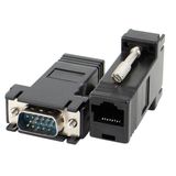 Lunatic 6859 VGA Extender RJ45 CAT5/CAT6/CAT7 Uzatıcı Çevirici (2'li Paket)