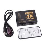 Lunatic 7030 Hdmi Switch 5 Port Çoklayıcı Kumandalı HDMI 5 Giriş 1 Çıkış 4K*2K 5 Port 5×1 HDMI Ultra Hd Destekli Switch