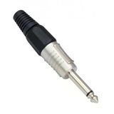 LUNATİC 7074 METAL MONO 6.3 MM GİTAR JACK FİŞ (7074 Gümüş)