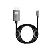 Lunatic 7081 Type C To HDMI 4K 60Hz 8k Hz USB C - Hdtv Adaptör Tip C Kablo Hdtv Metal Kablosu Tv Dönüştürücü.tüm Marka Dizüstü Bilgisayar Için