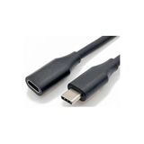 Lunatic 8001 3 Metre USB3.2 Type C 3.1 4K 10Gbps 60W PVC Kablo Erkekten Dişiye Uzatma 4K 60hz 16 Çek