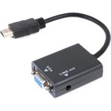 Lunatic 8942 HDMI To VGA Ses Destekli Monitör Dönüştürücü Kablo Çevirici Adaptör