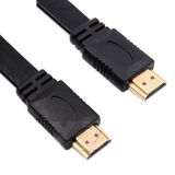 Lunatic 9549 0.3 Metre Yassı Flat Slim Hdmi Kablo Uyumlu 4k Full Hd 4k 60hz 2.0 Uyumlu 4K 60p çözünürlük uyumlu 18 Gbps veri aktarım hızı, ethernet kanallı