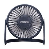 Lunatic Everest Serisi FAN 505 Girişi USB-A 5VDC / 250mm 145x141x105 mm Masaüstü Usb Fan (SİYAH)