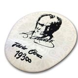 Lunatic LN-1938 Fikirler Ölmez Atatürk Desenli Ergonomik Suya Dayanıklı Bileklikli Mouse Pad