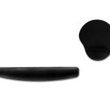 Lunatic Oval ErgoPad KLAVYE PAD+ Mause Bilek Destekli Ergonomik Klavye Mouse Pad Set Dayanıklı Kolay Yazma, Agrı Kesici Nefes Alabilir Sünger Mouse Klavye PAd Set(440x70x20mm