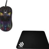 Lunatic Sparrow 6400 DPI Rgb Siyah Oyuncu Mouse ve SteelSeries 40x30 Mouse Pad