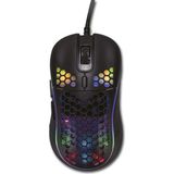 Lunatic Sparrow Kablolu Oyuncu Mouse 6400 DPI RGB Aydınlatmalı Oyun İçin Tasarlandı - Siyah