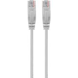 Lunatic Tkz Lunatic Cat6 RJ45 Lan Kablosu Uçları Fabrikasyon Takılı Bilgisayar Modem Internet Ethernet Kablosu - Beyaz - 1 m