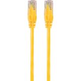 Lunatic Tkz Lunatic Cat6 RJ45 Lan Kablosu Uçları Fabrikasyon Takılı Bilgisayar Modem Internet Ethernet Kablosu - Sarı - 3 m