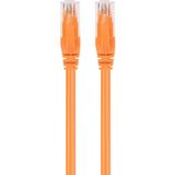 Lunatic Tkz Lunatic Cat6 RJ45 Lan Kablosu Uçları Fabrikasyon Takılı Bilgisayar Modem Internet Ethernet Kablosu - Turuncu - 3 m