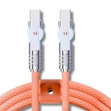 Lunatic Usb To Type C Hızlı Şarj Data Kablosu Çevirici Dönüştürücü Adaptör 180° Döner 120W / 6A Süper Hızlı Şarj (1 Metre 1760)