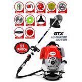 LUNAX LOMBARD German 11 In 1 Otomatic Şanzuman X-torq Dc Motor Turbo Benzinli Sırt Tipi Ot Biçme Tırpan