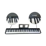 Lunax Ps-35 Katlanabilir Dijital Piyano 88 Tuş Siyah Renkli Taşınabilir Özelliklerle