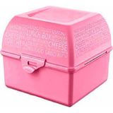 Lunchbox 3 Bölmeli Beslenme Kabı Pembe