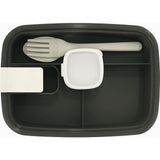 Lunchbox Yemek Kabı Sızdırmaz Taşınabilir ve Sağlıklı Saklama Kutusu Çatal Kaşık Bölmeli