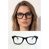 LUNE EYEWEAR ASH KARE MAVİ IŞIK KORUMALI ŞEFFAF GÖZLÜK
